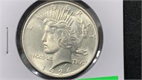 1924 Silver Peace Dollar better grade