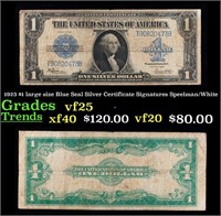 1923 Speelman/White $1 large size Blue Seal Silver