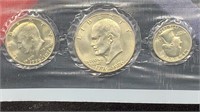 1776-1976-S BU Silver Bicentennial (3) Coins Set