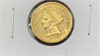 Gold: 1878 UNC $2.50 Liberty Head Gold Coin