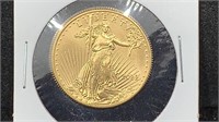 Gold: 2022 BU 1/2 Oz $25 American Gold Eagle Coin