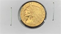 Gold: 1925-D UNC $2.50 Indian Head Gold Coin