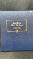 Silver Franklin Half Dollars Book Complete