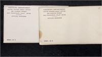 1968 & 1969 UNC US Mint Set w/ each 40% Silver