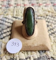 Sterling Ring, Southwest Style, Unmarked