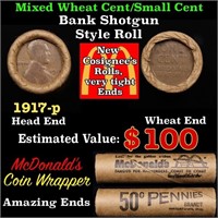 Lincoln Wheat Cent 1c Mixed Roll Orig Brandt McDon