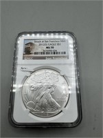 2012-S NGC $1 MS70 Silver Eagle