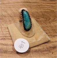 Sterling Ring, Southwest Style, Unmarked