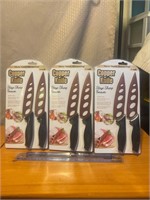 3 new Forever Sharp 2 pack copper knives