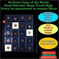 20 Great Coins of the World, hand selected, many t