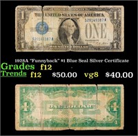 1928A $1 Blue Seal Silver Certificate Grades f, fi