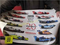 2013 INDY CAR SERIES POSTER