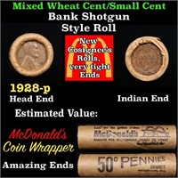 Small Cent Mixed Roll Orig Brandt McDonalds Wrappe