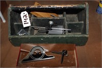 Machinist Tools With Green Tool Tray