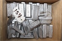 Approx. 30LB Of Lee Lead Bars