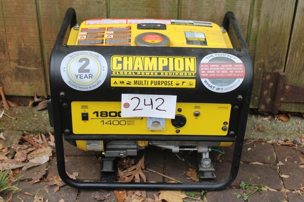 Champion 1800 Watt Gas Generator