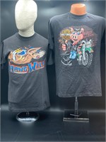 Pair Of Harley-Davidson Hog M Shirts