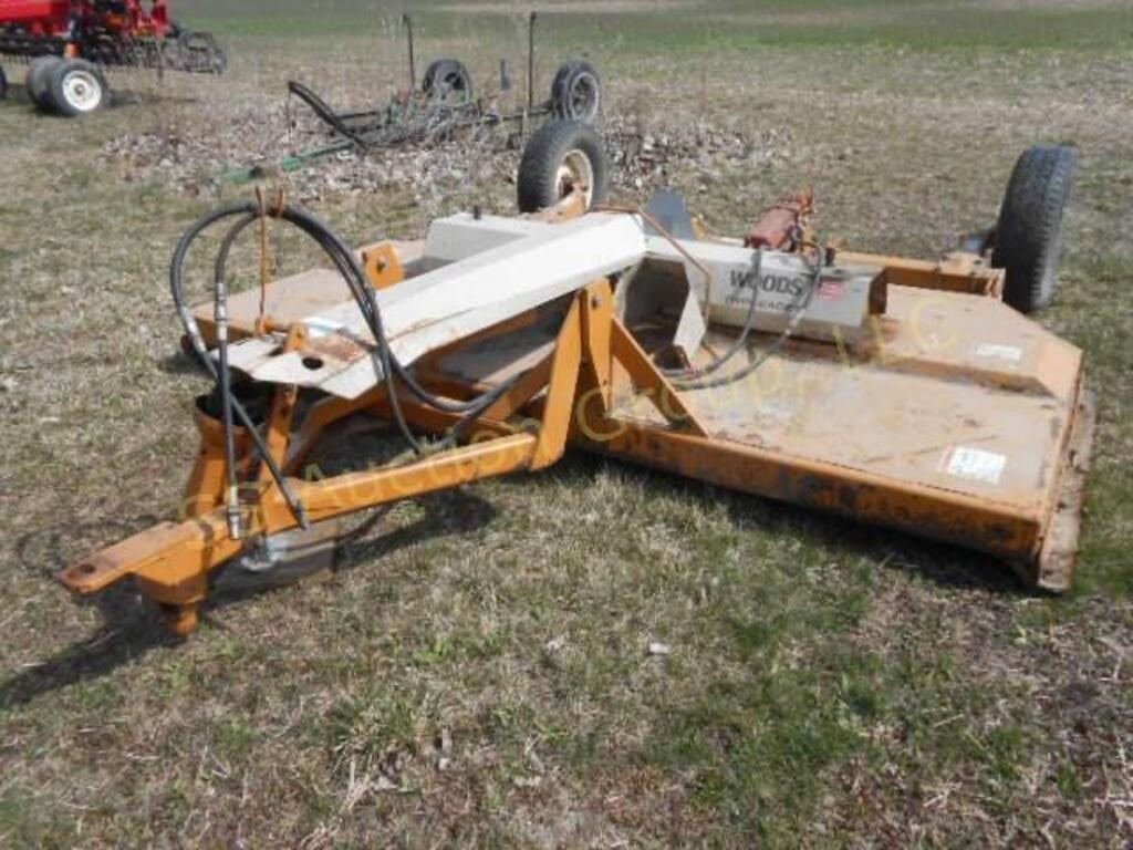 Woods 121 Twin-Cadet 10' rotary mower/chopper