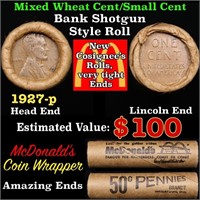 Lincoln Wheat Cent 1c Mixed Roll Orig Brandt McDon