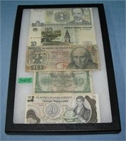 Group of vintage World currency