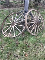 3 wagon wheels