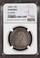 1806/5 50C NGC VF Early Half Dollar