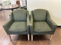 Pair of occasional office chairs