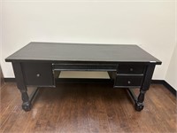 Large black desk