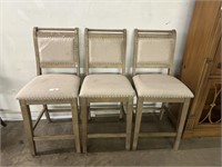 3 barstool chairs