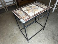 tile top side table