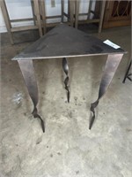 Modern wrought iroon table/planter