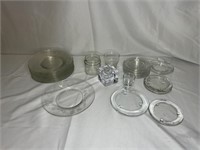 Various clear glass