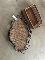 2 basket  trays