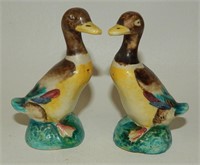 Vintage Hand-Painted Mallard Ducks