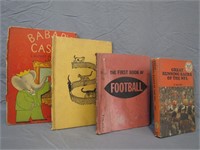 Lot of 4 Vintage Assorted Hard Cover Books