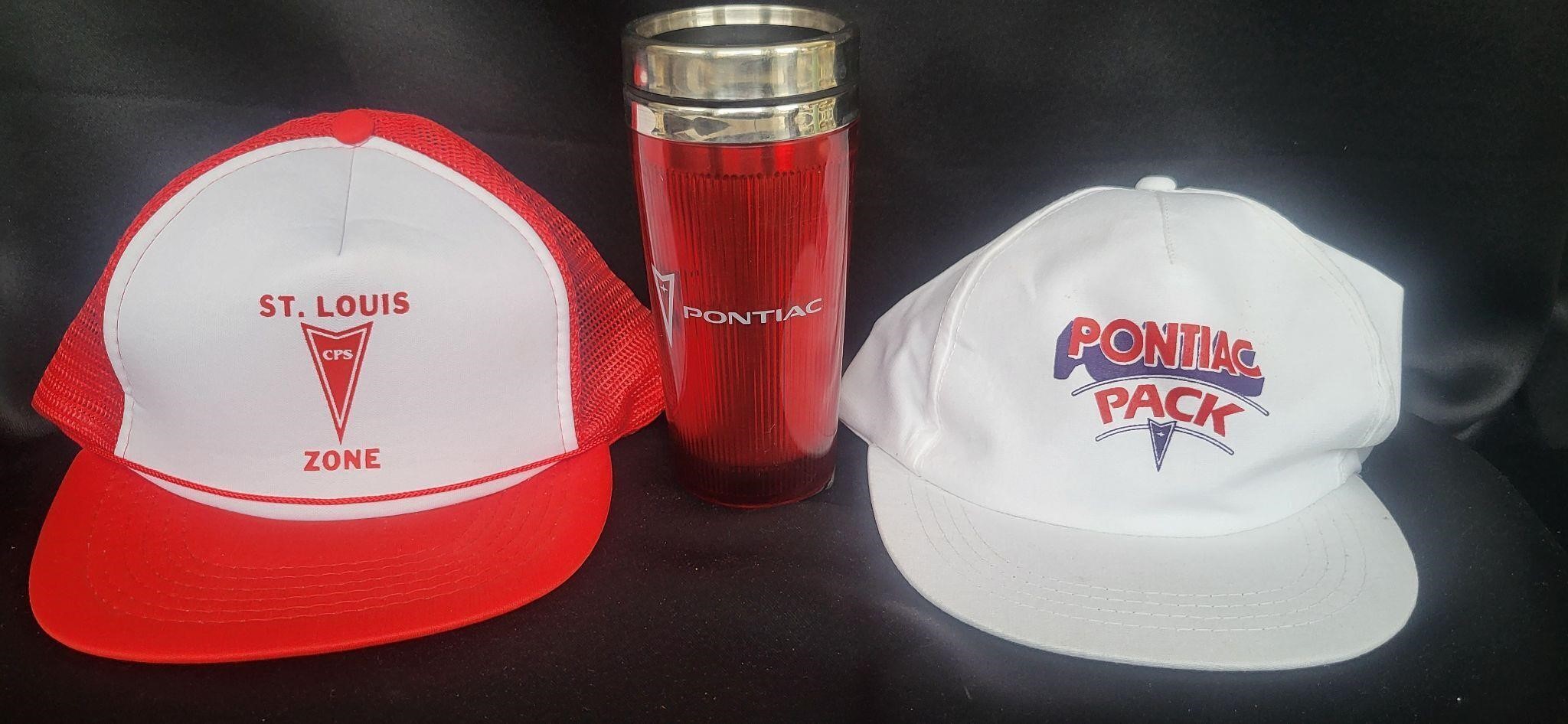 Pontiac Hats & Thermal Mug $40