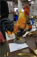 resin rooster statue-outdoor decor, 18" large
