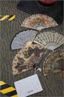5-fancy fans- 3 made in Spain, 2-Chinese