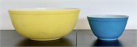 Two Vintage Pyrex Mixing Bowls *Surface Wear*