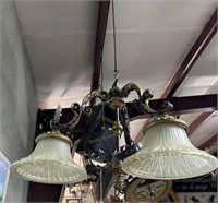 Contemp.3 light hanging chandelier