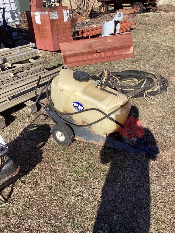 25 Gallon ATV Pull Behind Sprayer