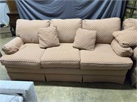 Upholstered Loveseat (60” X 32” X 34”) & Sofa