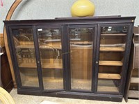 Four door beveled glass Sportsman cabinet - four