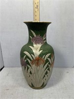 19th Century Japanese Moriage Vase approx 14”