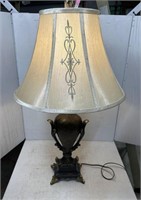 Bronze table lamp approx. 31”
