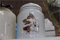 DOG POTTERY TREAT JAR