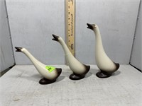 Howard Pierce Geese figurines - 3 total