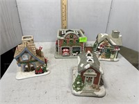 Partylite Villages including school house, two