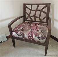 Upholstered arm chair