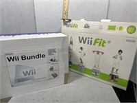 Wii fit and Wii Bundle including hardware system,